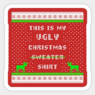 This Is My Ugly Christmas Shirt Sticker